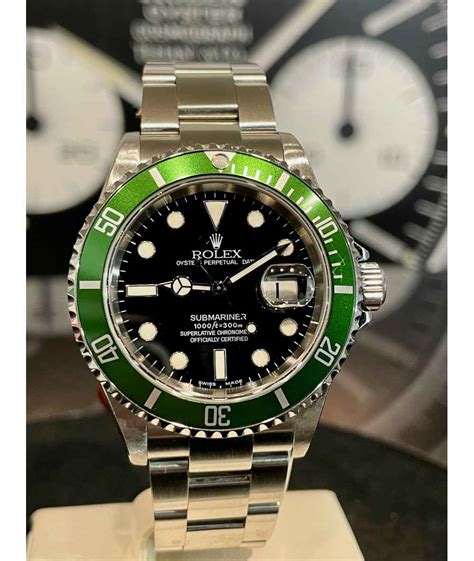 vendo rolex ghiera verde fat four|Rolex SUBMARINER DATE GHIERA VERDE KERMIT F SERIAL .